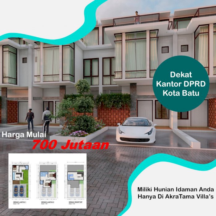 BEST SELLER GRIYA IDAMAN KELUARGA, LOKASI DEKAT KANTOR DPRD KOTA BATU