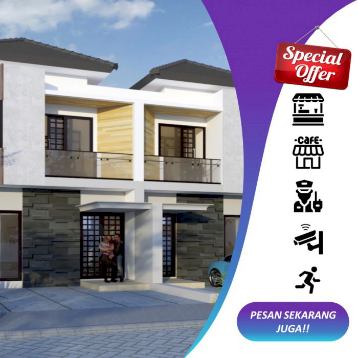 DIJUAL RUMAH HARGA EKONOMIS LOKASI TASIKMADU, MALANG