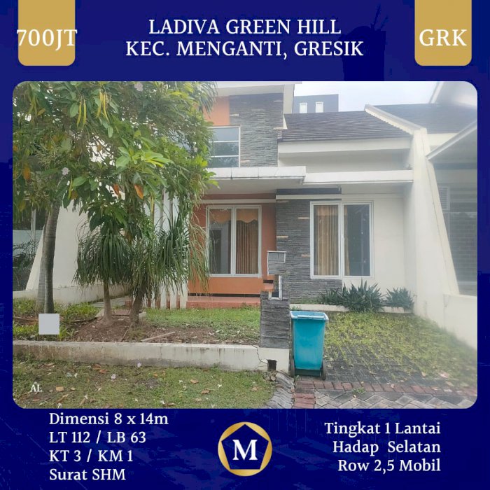 Dijual Rumah LADIVA GREEN HILL MENGANTI