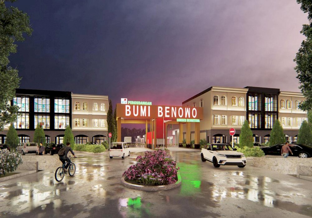 DIJUAL GUDANG DAN RUKO MODERN NOL JALAN BENOWO.BUMI BENOWO