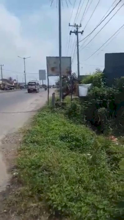 Dijual cepat tanah di pinggir jalan Lintas Sumatera