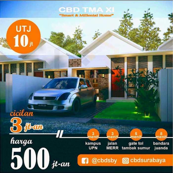 Rumah murah surabaya timur,rungkut- CBD TMA XI