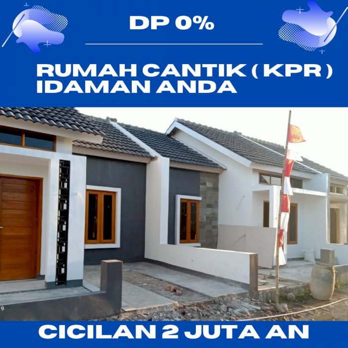 Dijual Rumah Murah KPR Tanpa DP