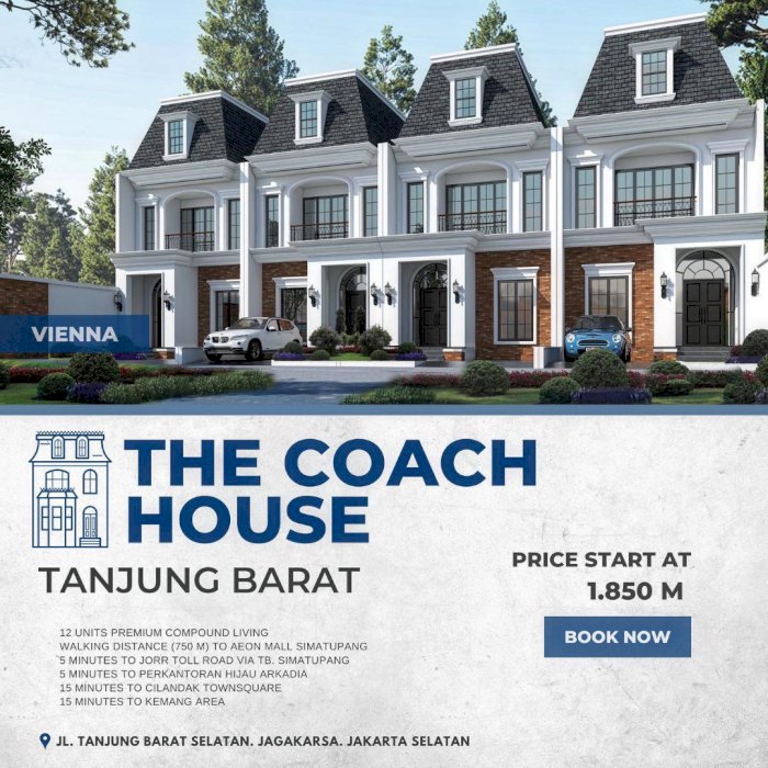 Rumah Cluster  Kav. J ( Tipe Amsterdam ) The Coach House