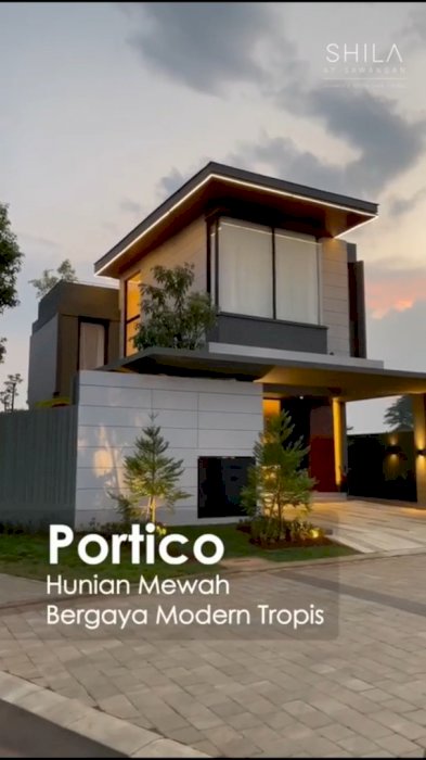 rumah mewah di kota modern dan strategis