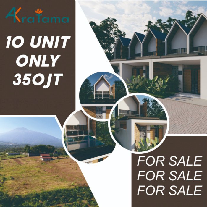 ALERT! UNIT TERBATAS! VILLA MODERN MINIMALIS