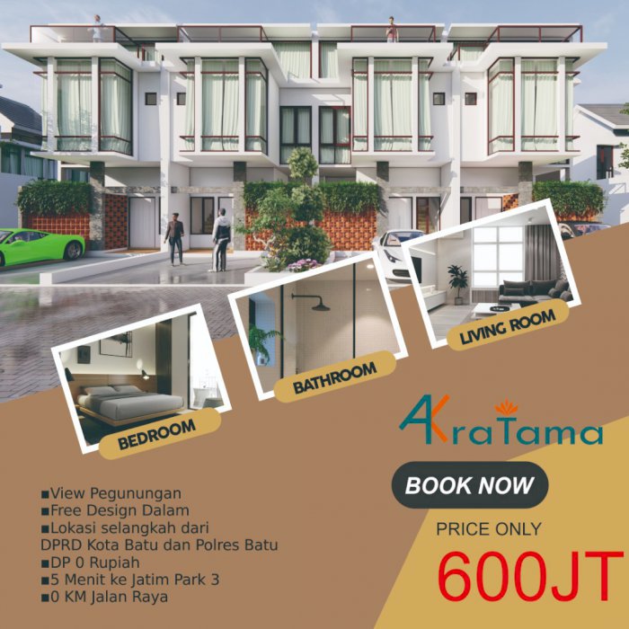 FOR SALE EDISI TERBARU VILLA KOTA BATU MURAH MERIAH