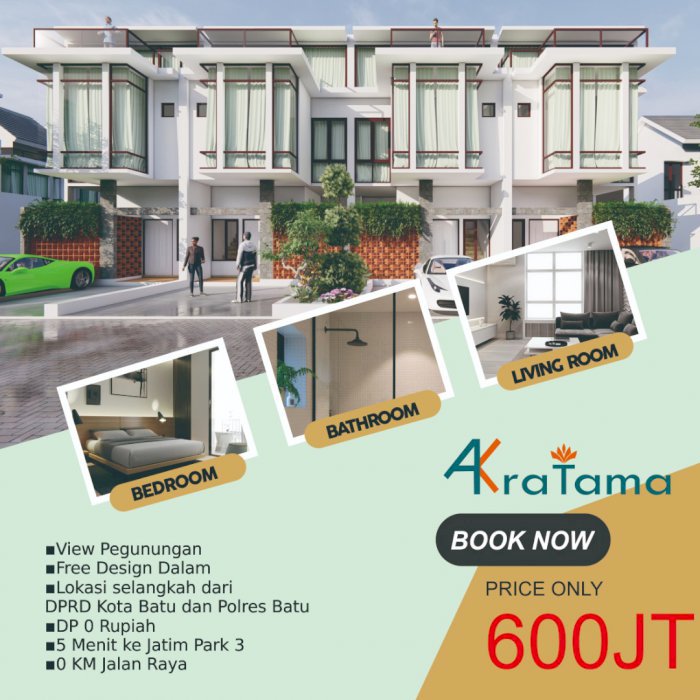 VILLA PROSPEK DEKAT KANTOR DPRD MALANG DIJUAL