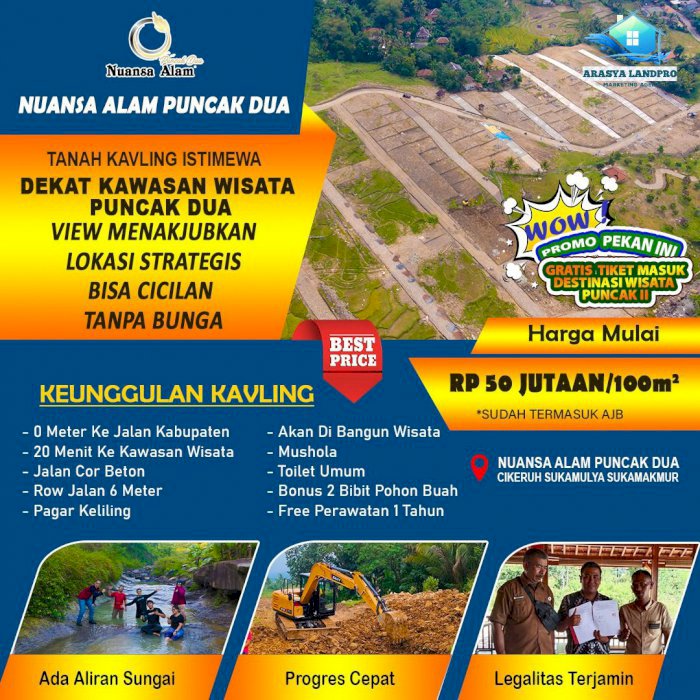 Kavling Murah Aman Pinggir Jalan Raya Bogor