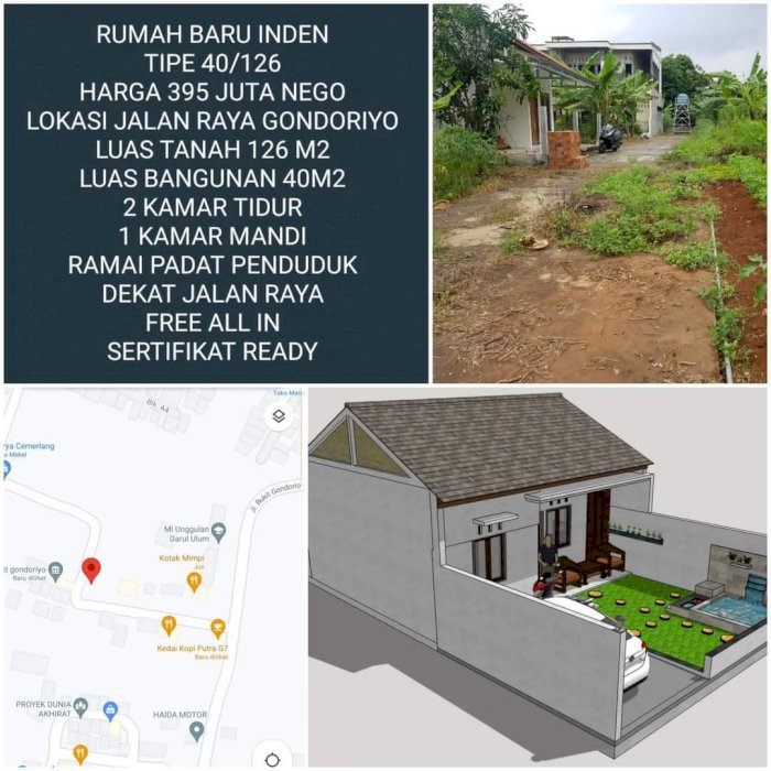 Rumah Baru Pesan Bangun Gondoriyo Ngaliyan Semarang