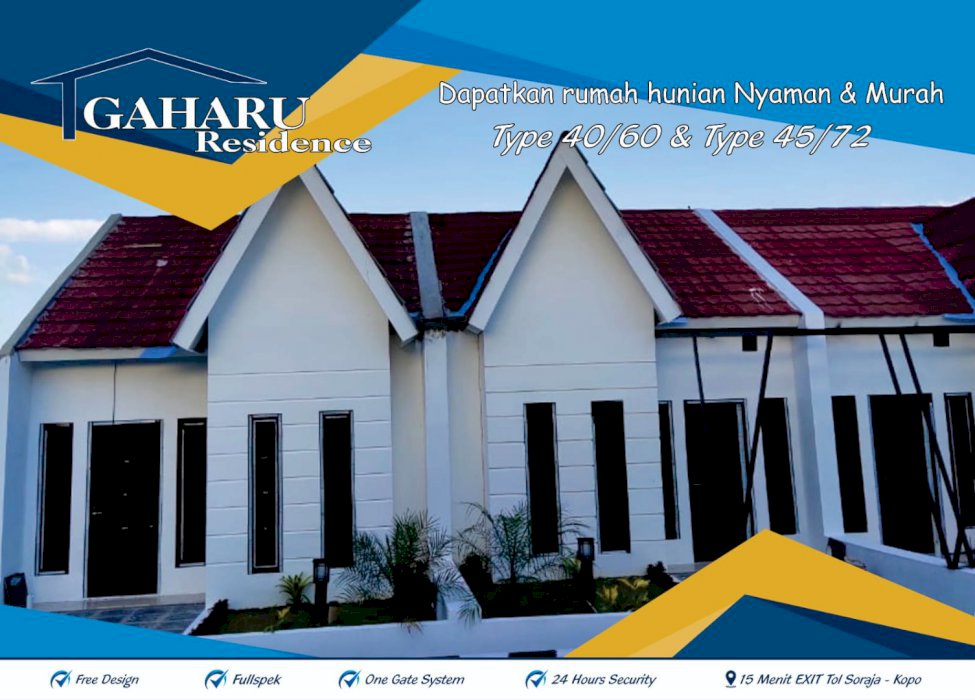 JUAL RUMAH MURAH DI GAHARU RESIDENCE KATAPANG BANDUNG