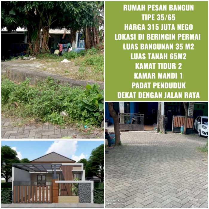 Rumah Baru Pesan Bangun Beringin Permai Ngaliyan Semarang