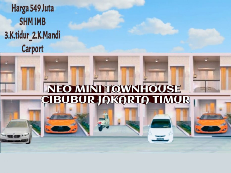 Rumah Idaman Neo Mini Townhouse Cibubur Jakarta Timur