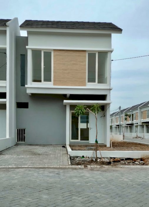 RUMAH MODERN SIAP HUNI 2 LANTAI TERMURAH DI KAWASAN JUANDA, DP 0