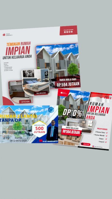 Rumah 2Lantai Harga 1Lantai DP 0% Di Selatan Jakarta