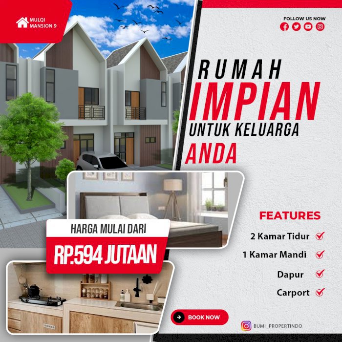 Promo Merdeka Rumah 2lantai di selatn Jakarta
