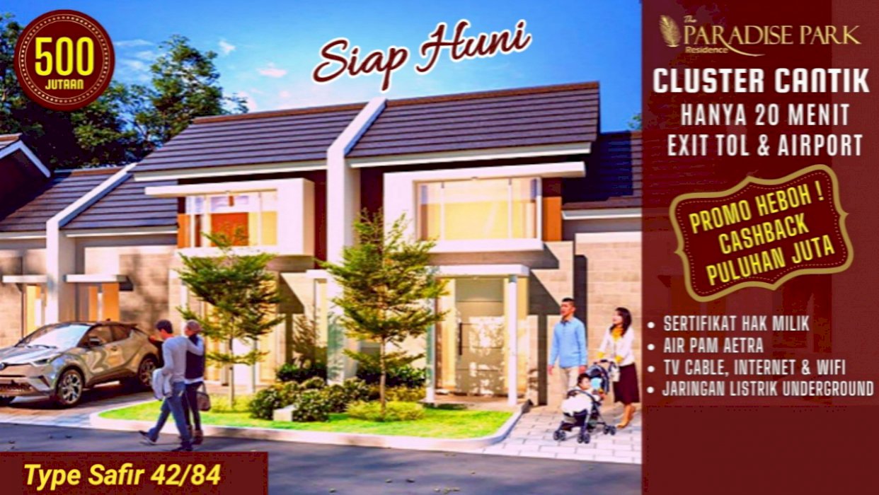 HUNIAN PREMIUM DEKAT BANDARA SOEKARNO-HATTA