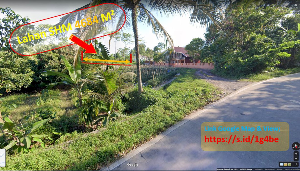 Hot Diskon 50% Tanah SHM 4684M2 Kawasan Villa Baros kab Kota Serang