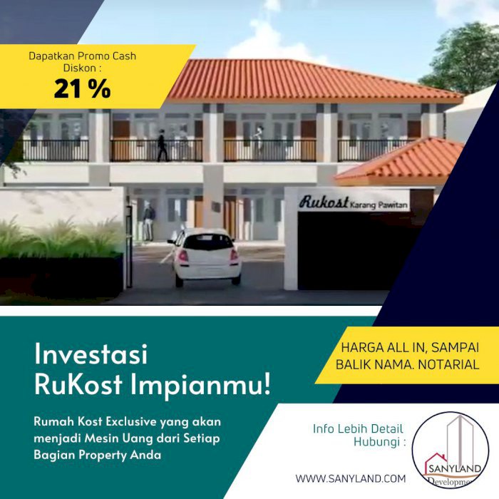 RuKost Sanyland Karang Pawitan Karawang Sangat Murah