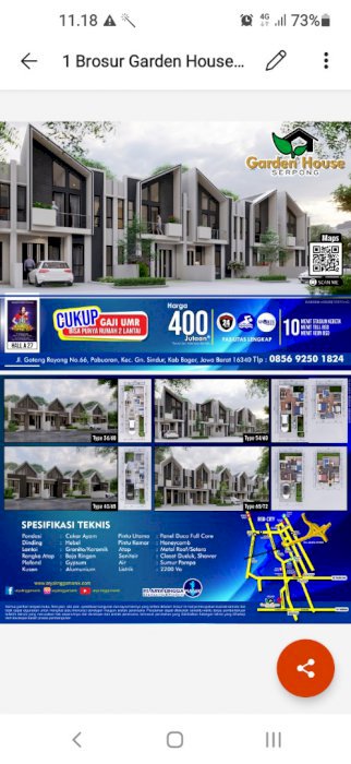 Rumah hanya 1 jt sudah akad kawasan BSD