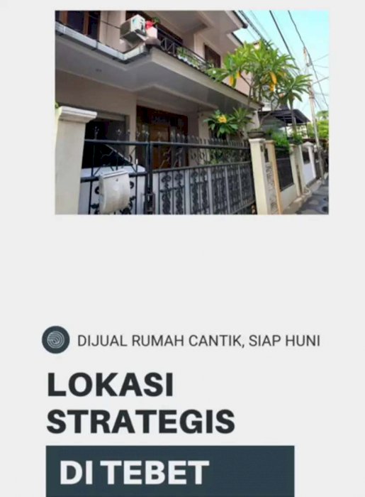 Rumah Tebet Timur jakarta selatan
