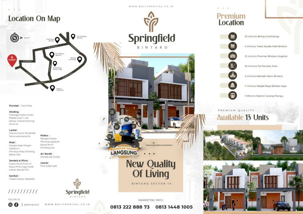 Perumahan Springfiel Bintaro