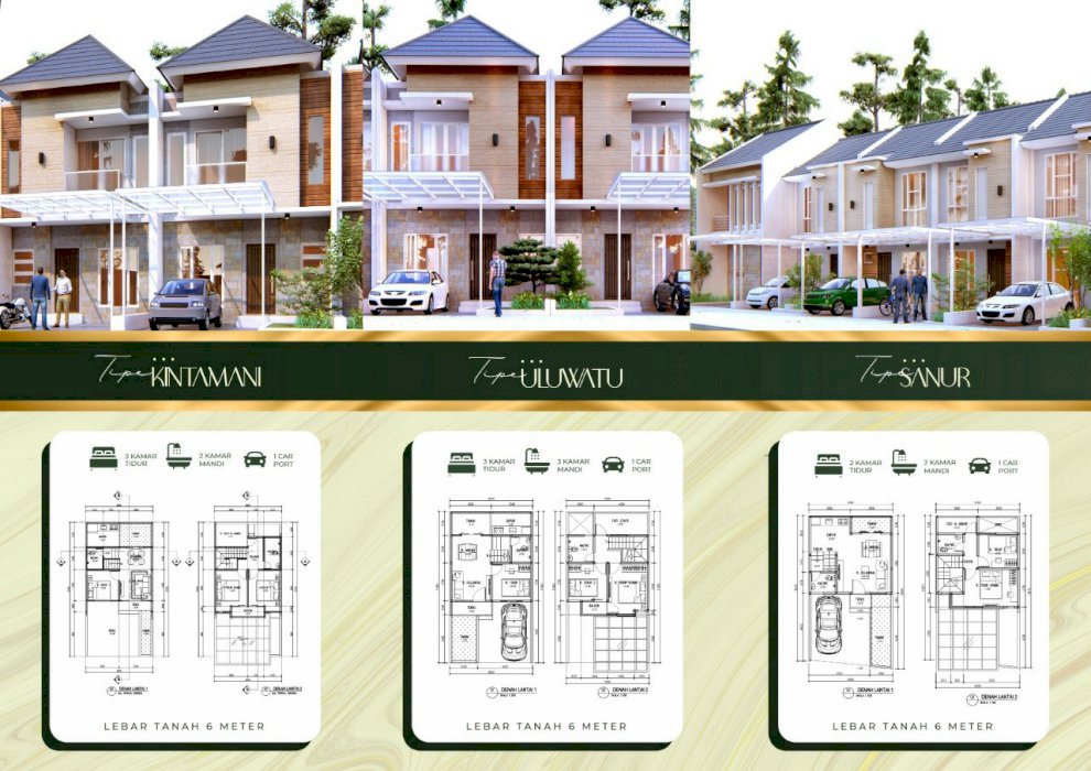 Cluster perumahan Tropical Bali Bintaro