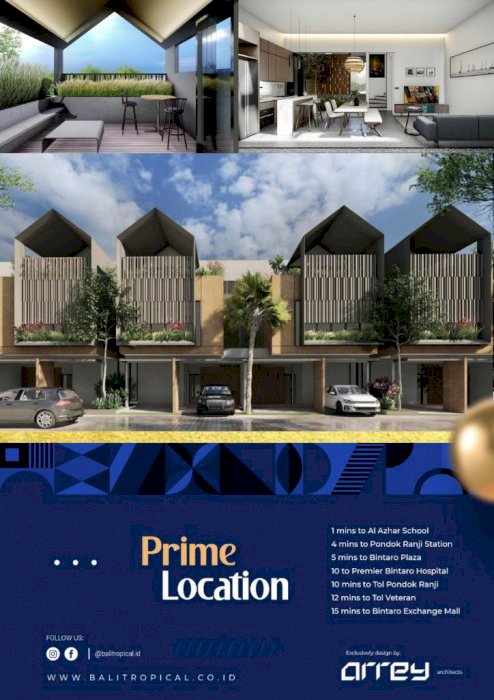 Perumahan Signatur Bintaro Tropical Bali