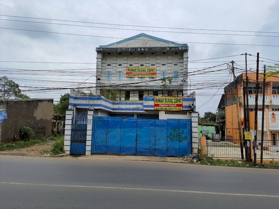 RUMAH DIJUAL PINGGIR JALAN RAYA CILEUNGSI