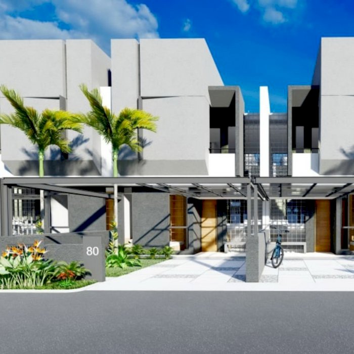 Rumah bergaya Eropa di kota Cimahi Bandung