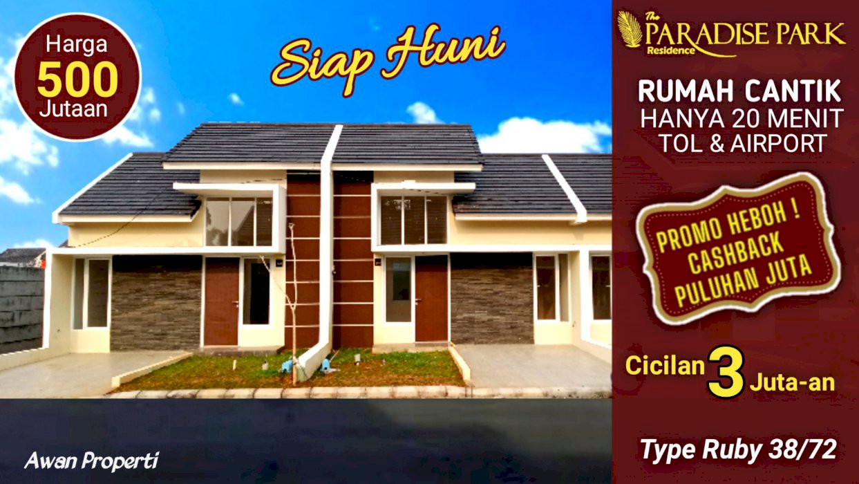 Rumah Cantik Minimalis Dekat Bandara Soekarno-Hatta