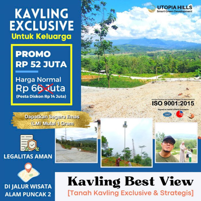 TANAH KAVLING MURAH MASUK MOBIL