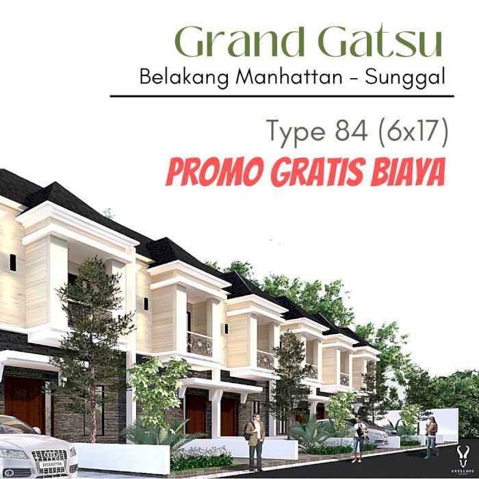 Rumah baru 2 lantai dekat jln gatot subroto pinggir jalan  bisa usaha