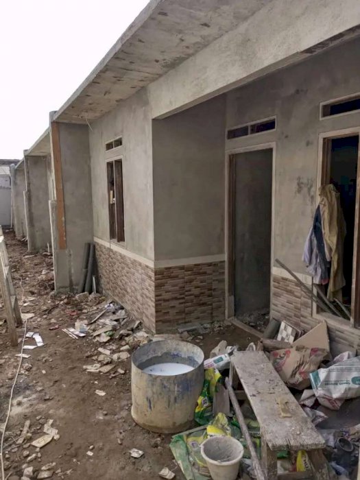 Rumah Baru tahap finishing atas japos