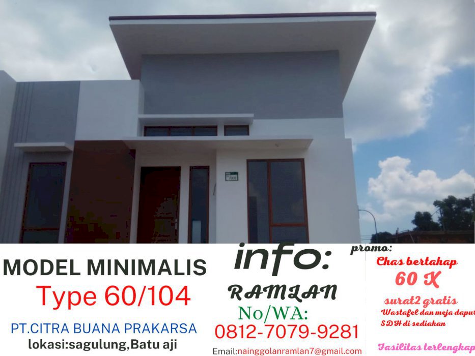 Chas bertahap 60 x lunas tanpa dp,bunga,bank