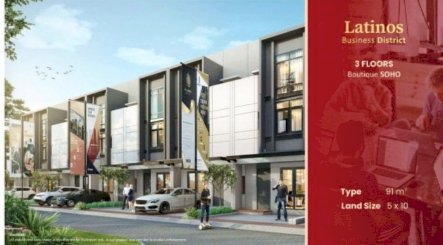 DI JUAL PERUMAHAN LATINOS BUSINESS DISTRICT CBD TANGERANG