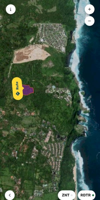 Dijual cepat sebidang tanah kosong Dapat view jika di bangun 2 lantait