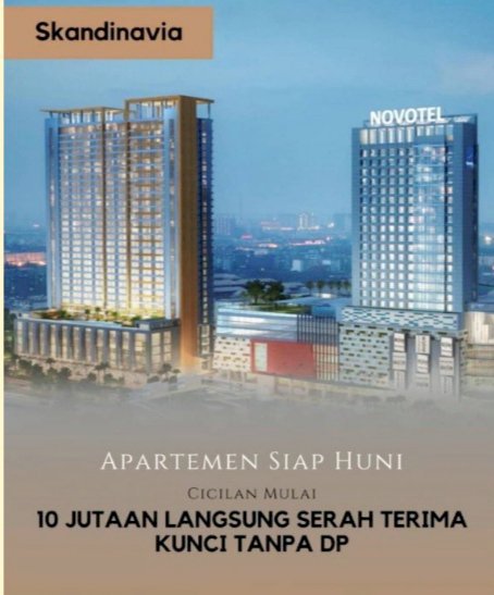 JUAL APARTMENT SKANDINAVIA, TANGERANG