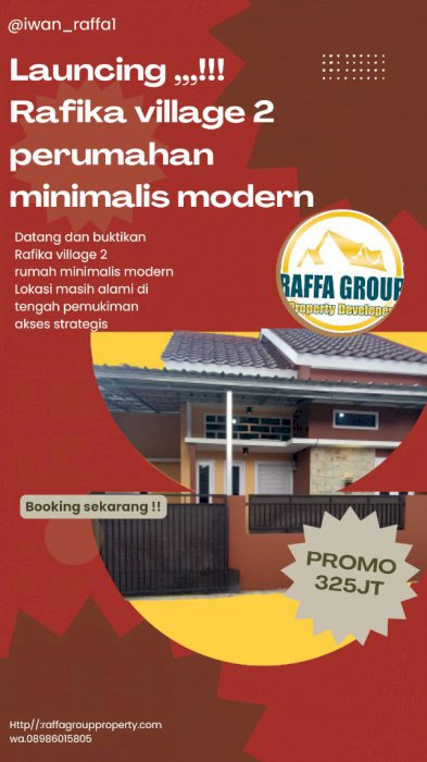 Rumah dekat toll sawangan depok