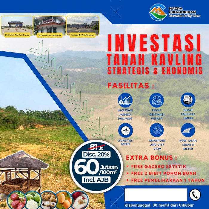 Investasi Tanah Kavling Strategis di Bogor