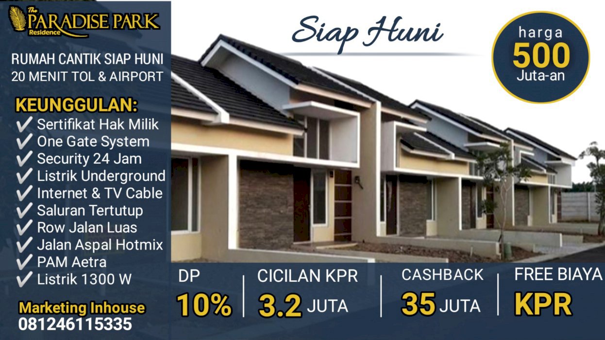 The Paradise Park Residence 3 Hunian Premium dekat Bandara Soekarno