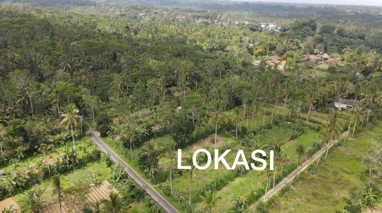 DIJUAL CEPAT TANAH MURAH JALAN UTAMA NEMPEL RESORT TEGALALANG UBUD