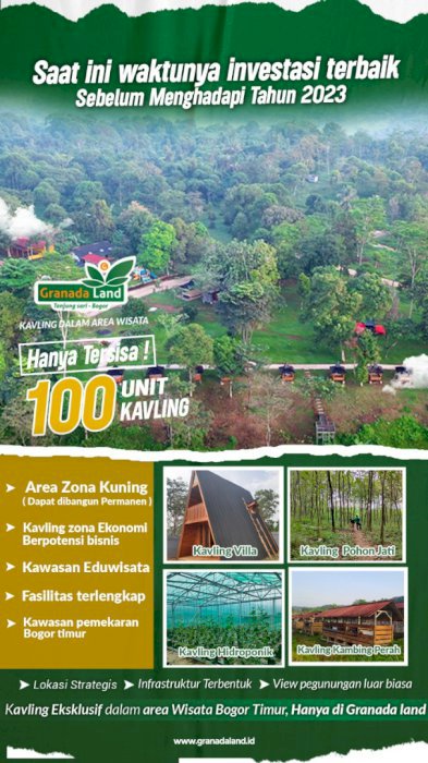 Kavling tanah viral di bogor