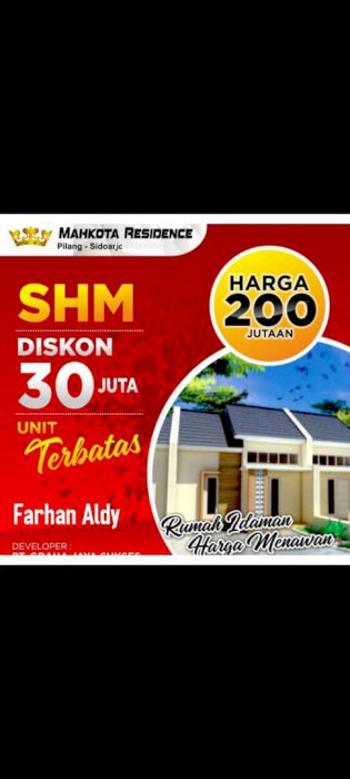 Perumahan Mahkota Residance di Wonoayu Sidoarjo