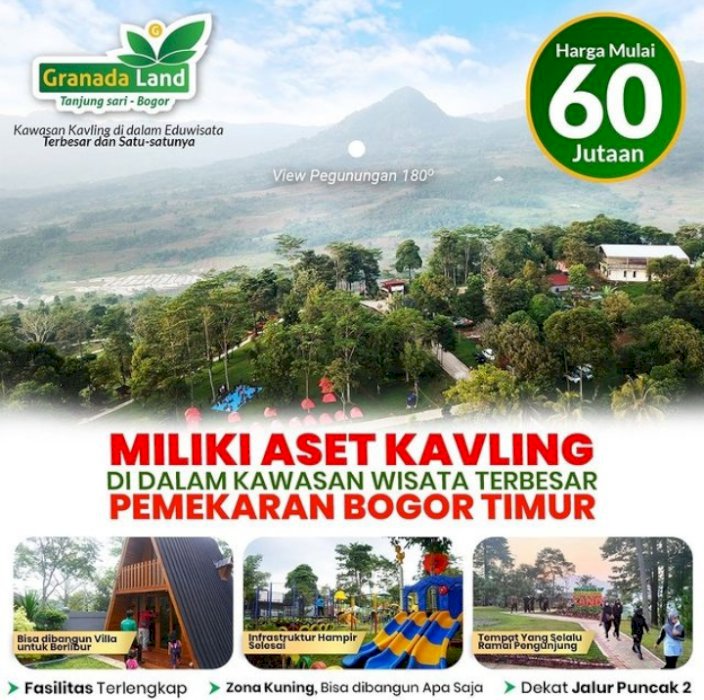 Kavling Tanah murah di bogor