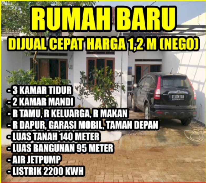 JUAL CEPAT RUMAH BARU BAGUS