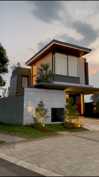 rumah 2 Lantai di kota mandiri modrn