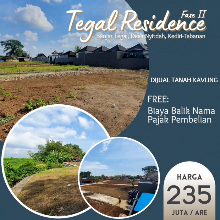 Tanah Kavling Tegal Residence Tabanan