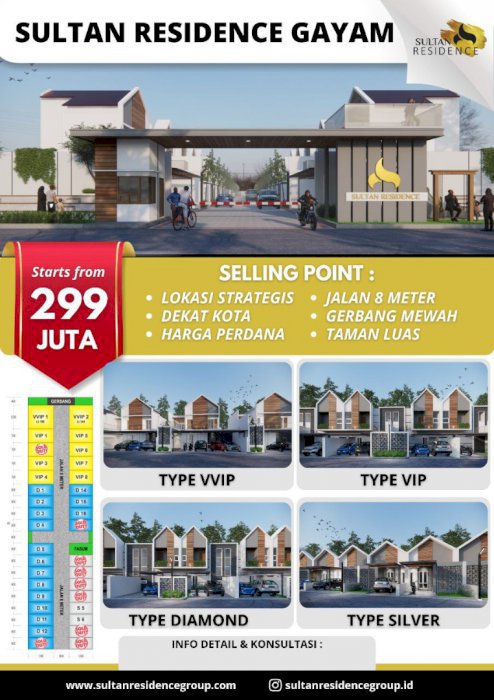 Rumah mewah strategis no minus di pinggir jalan raya pakujoyo skh