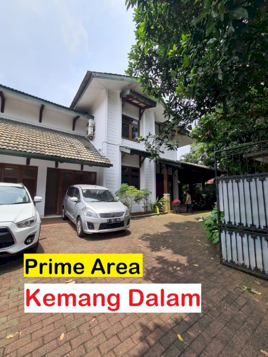 Rumah Asri Harga Bawah Pasar  Prime Area Kemang Dalam, Jakarta Selatan